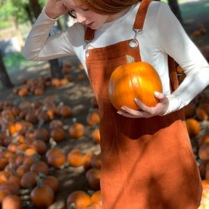 Forever 21 Corduroy Romper Dress